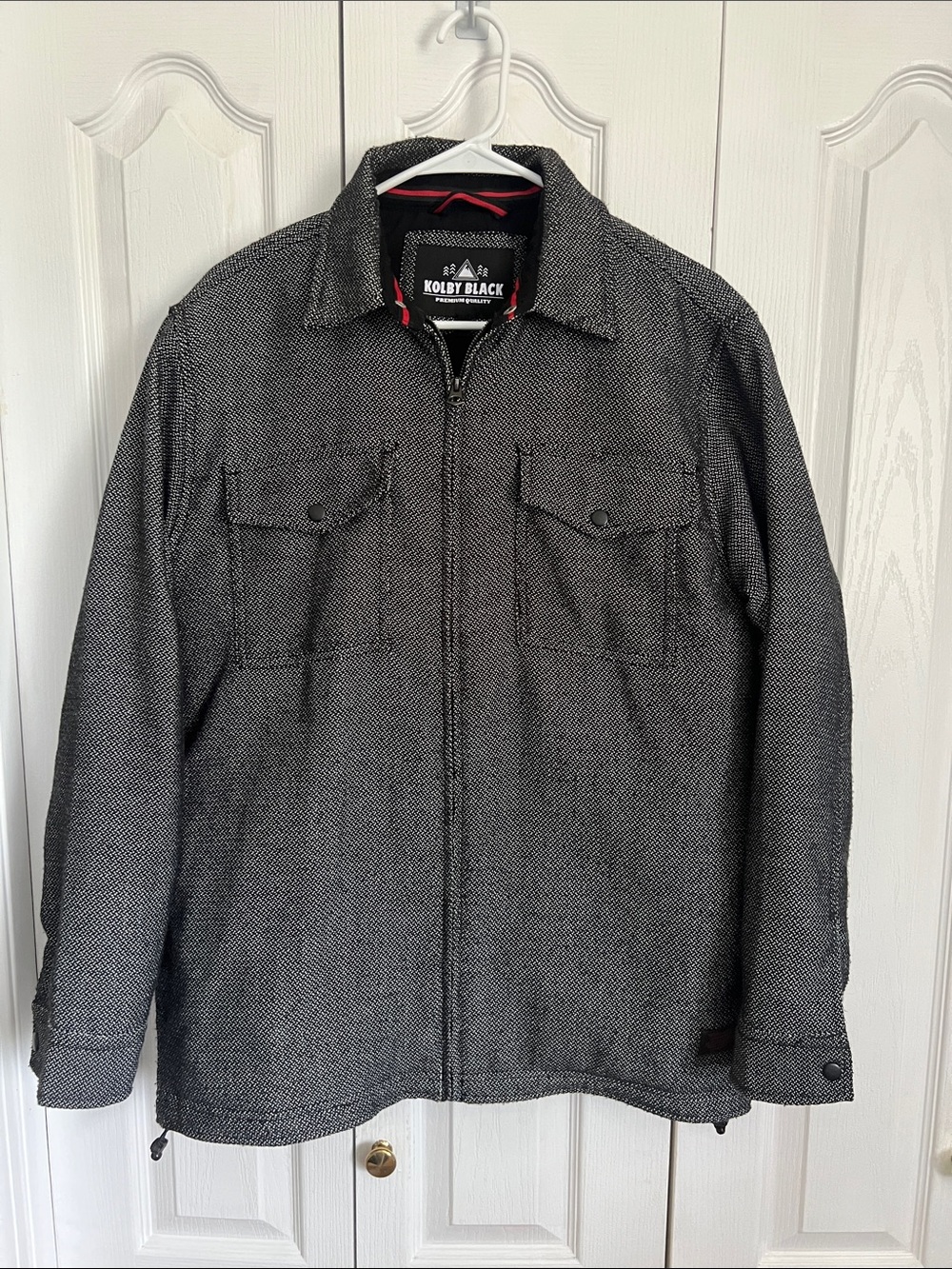 Unisex Utility Quilted Shirt Jacket